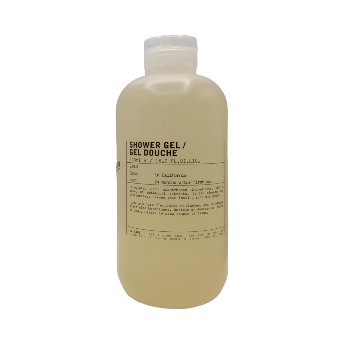 Le Labo Shower Gel - BASIL 16.9 oz / 500 ml