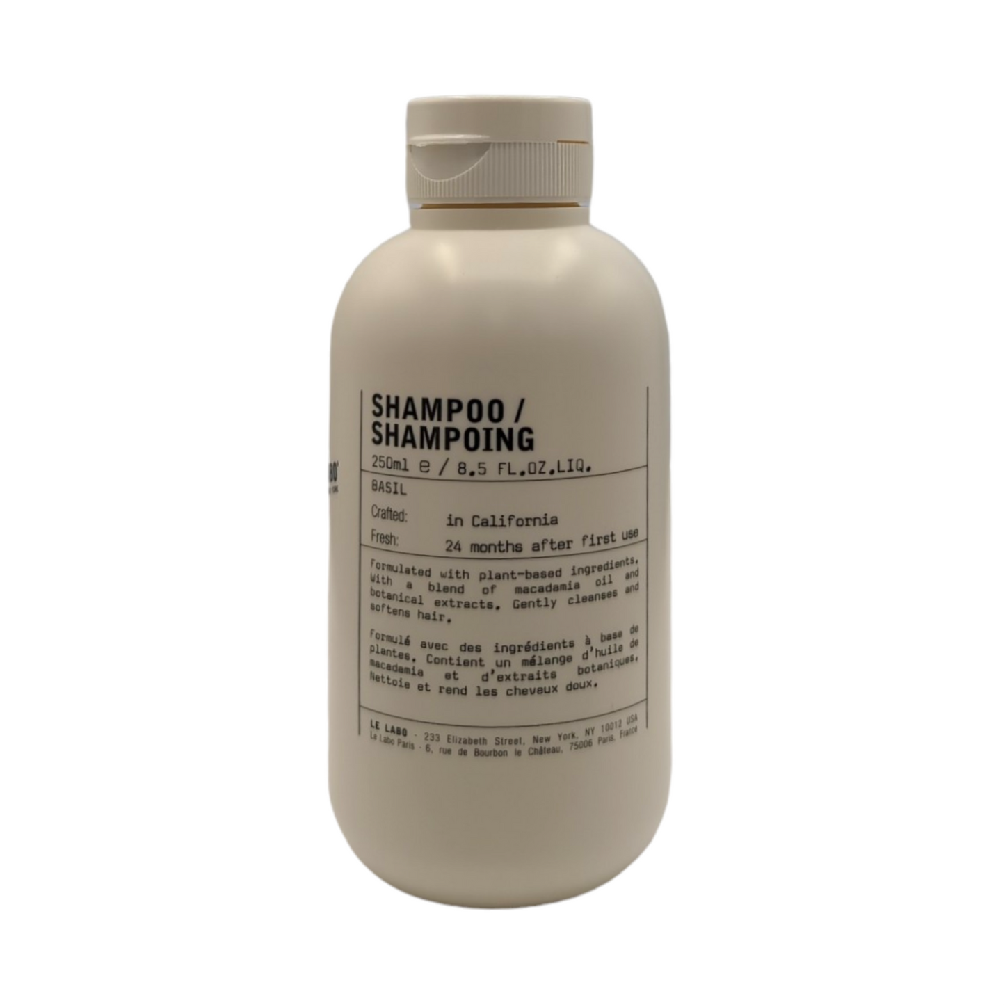 Le Labo Shampoo - BASIL 8.5 oz / 250 ml